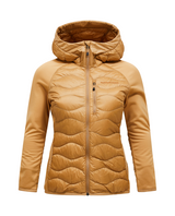 Peak Performance Women Helium Down Hybrid Hood - Sierra Sand  Alpingaraget