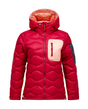 Peak Performance Women Helium Utility Down Hood - Tech Burgundy / Peach Fuzz  Alpingaraget