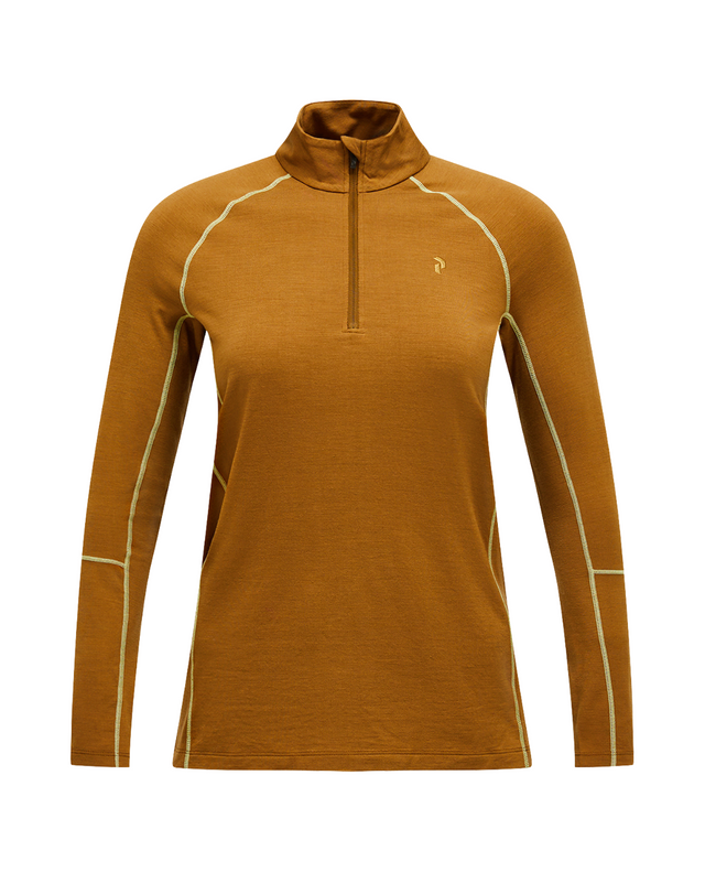 Peak Performance Women Magic Half Zip - Earthy Summit  Alpingaraget