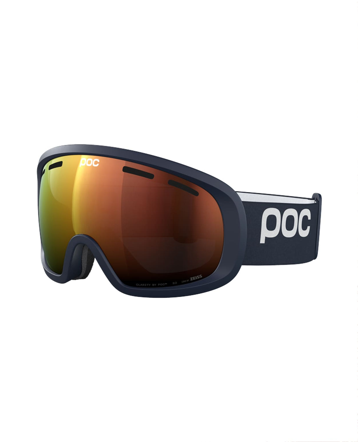 POC Fovea - Apatite Navy/Partly Sunny Orange  Alpingaraget