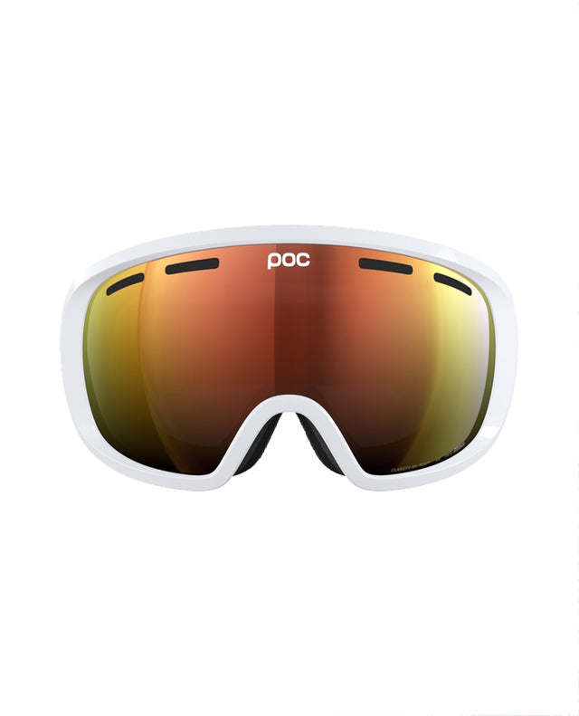 POC Fovea - Hydrogen White/Partly Sunny Orange 
