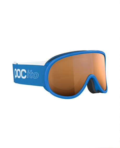 POC POCito Retina - Fluorescent Blue/Partly Sunny Light Orange - Juniorgoggles - Alpingaraget
