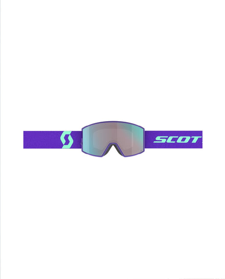 Scott React - Deep Purple/Enhancer Aqua Chrome +extra lins - Alpingaraget