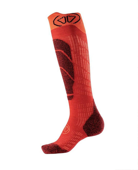 Sidas Junior Ski Merino Socks - Röd - Strumpor - Alpingaraget